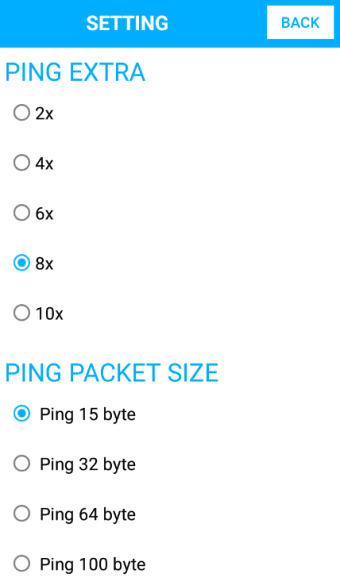 Ping tweaker - tweak ping up to 5000 byte/s