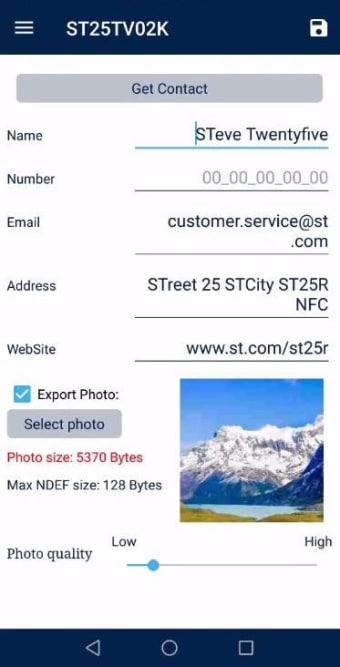 ST25 NFC Tap