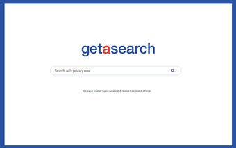 Getasearch — Search Engine with no logs.