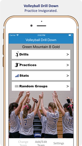 Volleyball Drill Down