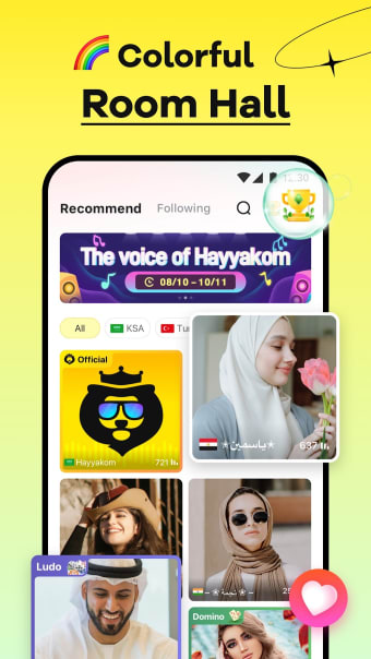 Hayyakom - Voice Chat Rooms