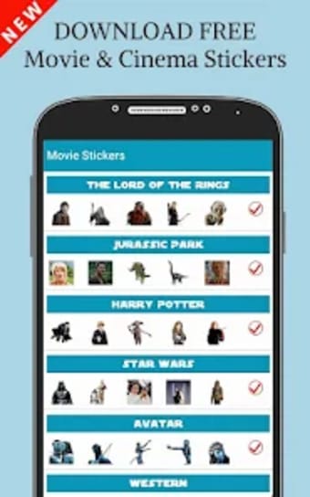 Movie Stickers For WhatsApp