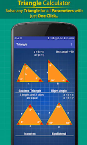 Triangle Calculator Pro For Android Download 5590