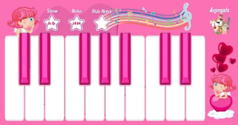 Piano Pink Animals