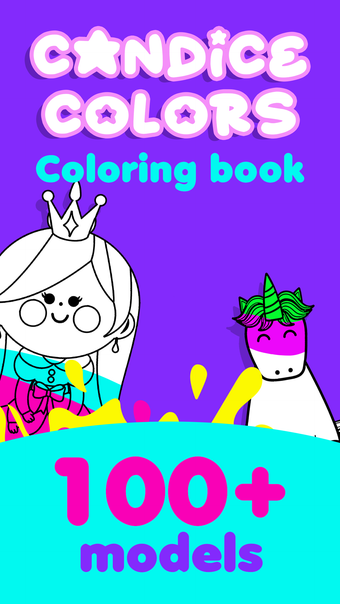 Coloring book kids pad Candice