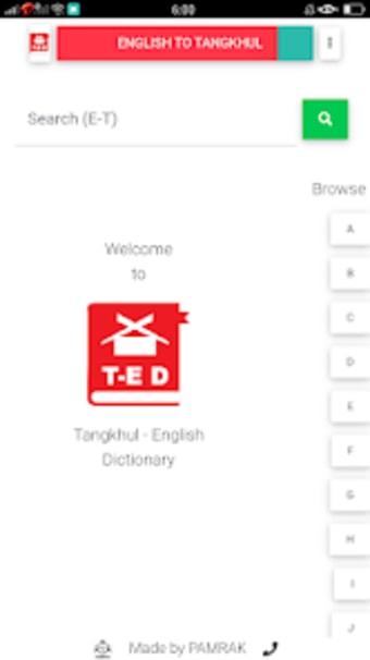 Tangkhul English Dictionary