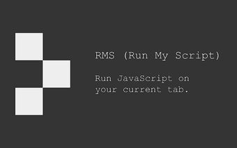 RMS (Run My Script) - Script runner