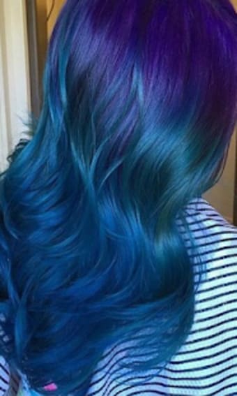 Blue Ombre Hairstyle