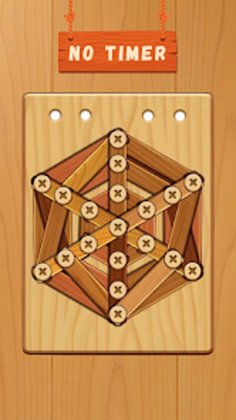 Unscrewing Wood Puzzle Game