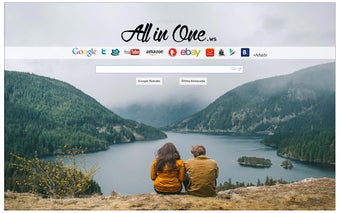 All in your new tab start page