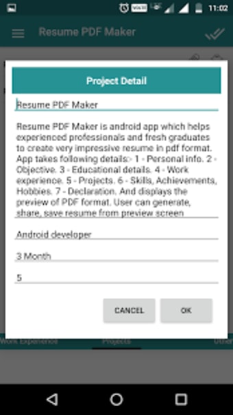 Resume PDF Maker  CV Builder