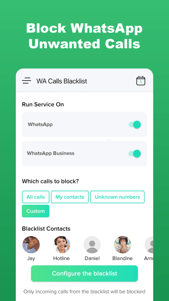 WA Call Blocker - WhatsBlock