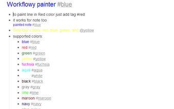 painter for workflowy.com