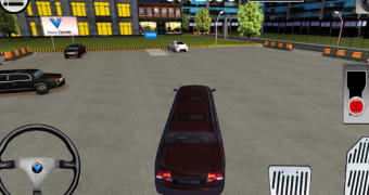 Limousine City Parking 3D
