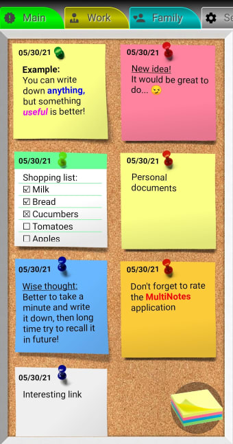 MultiNotes - Handy Reminder Notes