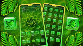 Green Leafed Plant Theme
