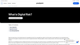 Imagen 0 para Proofpoint Digital Risk P…