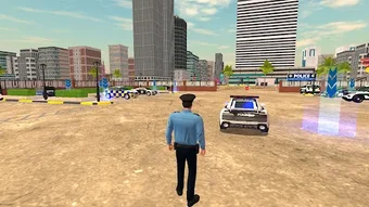 Police Simulator Driving Car