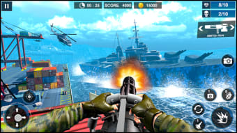 Gunner Fire Strike - Navy War