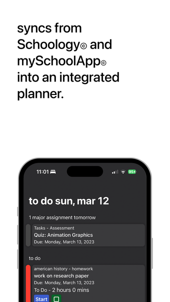 PlanIt Homework App