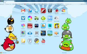 Angry Birds Chrome Theme