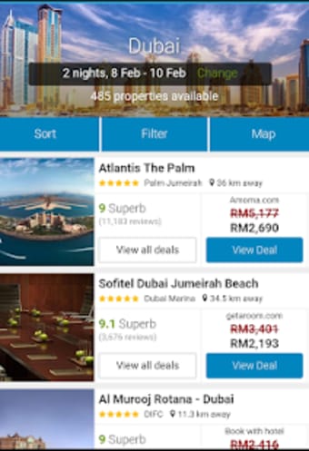 Booking Dubai Hotels