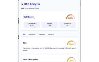 Seo analyzer