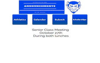 Tipton High School Daily Announcements