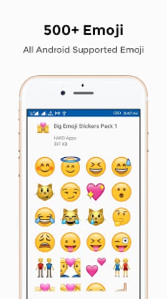Big Emoji Stickers For Whatsapp