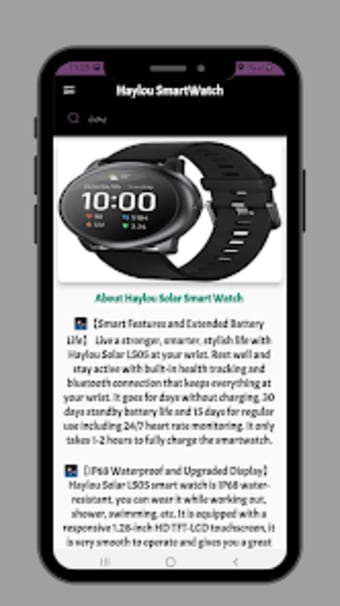 Haylou Smart Watch Guide