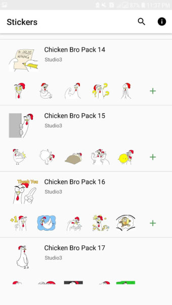Chicken Bro Stickers - Studio3 - WAStickerApps