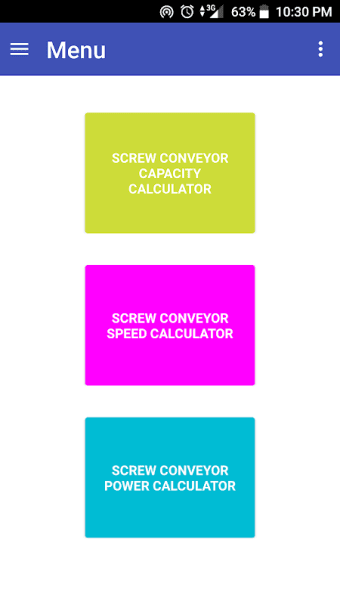 Screw Conveyor Calculator