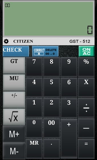 CITIZEN CALCULATOR