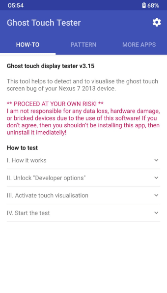 Ghost Touch Tester
