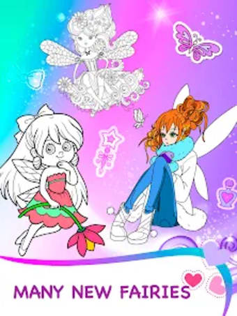 Magic Fairy Coloring Book for