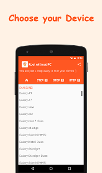 Root android without PC