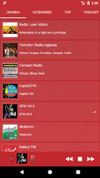 Ugandan Radio - Live FM Player