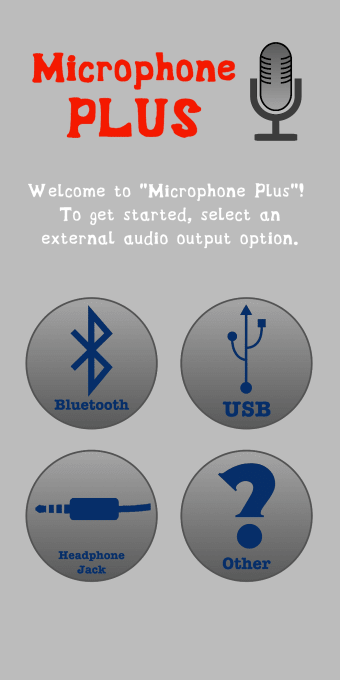Microphone Plus - Bluetooth Aux Cable or USB Mic