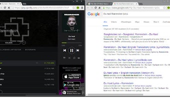 Spotify lyrics searcher