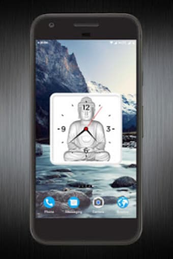 Buddha Clock Live Wallpaper