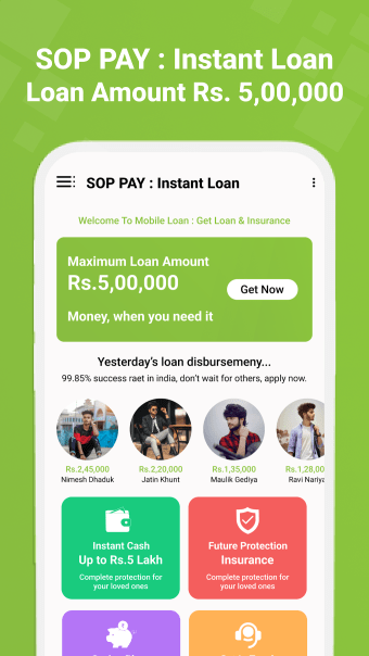 Sop Pay instant loan