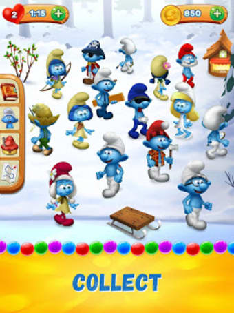 Smurfs Bubble Shooter Story