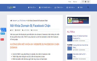 Mở Khóa Domain Bị Facebook Chặn