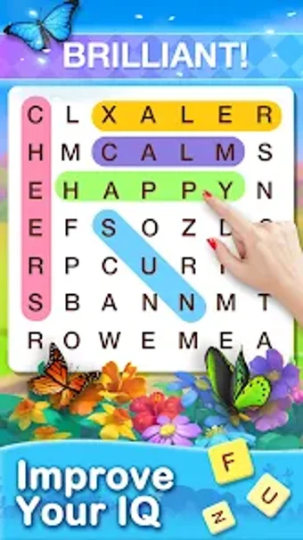 Word Search Butterfly