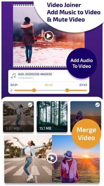 Video Joiner Add Music to Vid