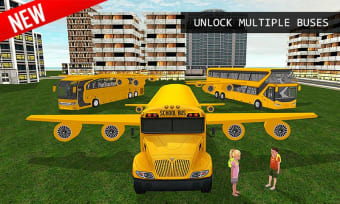Flying School Bus Simulator 3D: Extreme Tracks