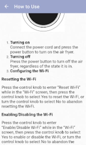 Mi Smart Air Fryer 3.5 l Guide