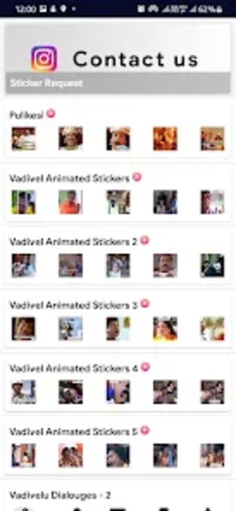 Vadivelu Stickers for WASticke