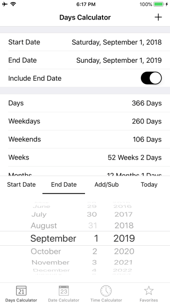 Days  Date  Time Calculator