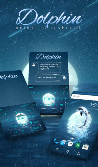 Dolphin Animated Keyboard